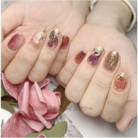 8 colors dried flower petals dry flowers for nail art