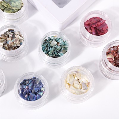 Colorful Ultra Thin Nail Sequins Crash Sea Shell  Abalone Flake Nail Art Decoration  Manicure Glitter