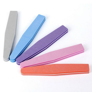 Professional Manicure Buffing Polisher Tool 6 Colors Diamond Sponge Nail File Buffer