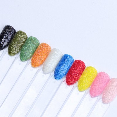 1bottle Mixed Glitter jewellery Nail Pearl Caviar Symphony Bead Multicolor Nail Art Decoration Tools