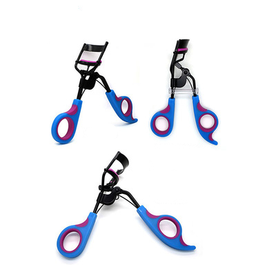 A4 double color eyelash curler finalize the design curler eyelash portable makeup tool eyelash curler