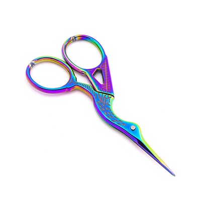 94mm Crane Bird Scissors Stainless Steel Scissors Animal Pointed Handmade Tea Bag Scissors