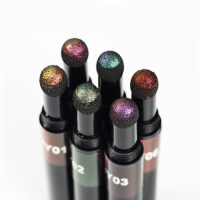 6 colors Colorful  Air Cushion Magic Pen For Nail Painting Holographic Nail Art Glitter Powder Pen